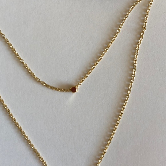 ME to WE Three layer necklace Goldtone NWOT - Picture 9 of 12